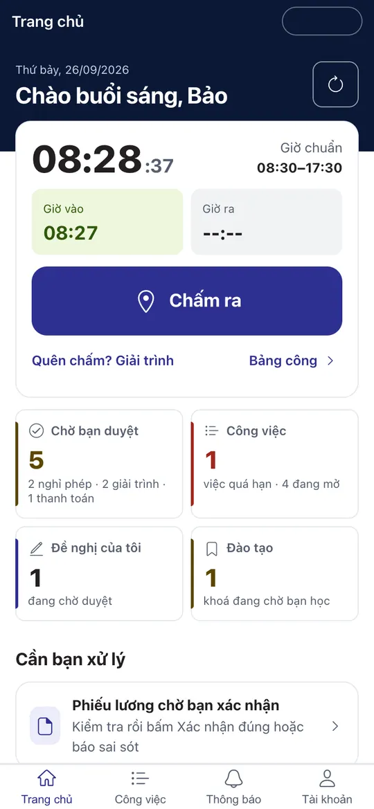 Chấm công