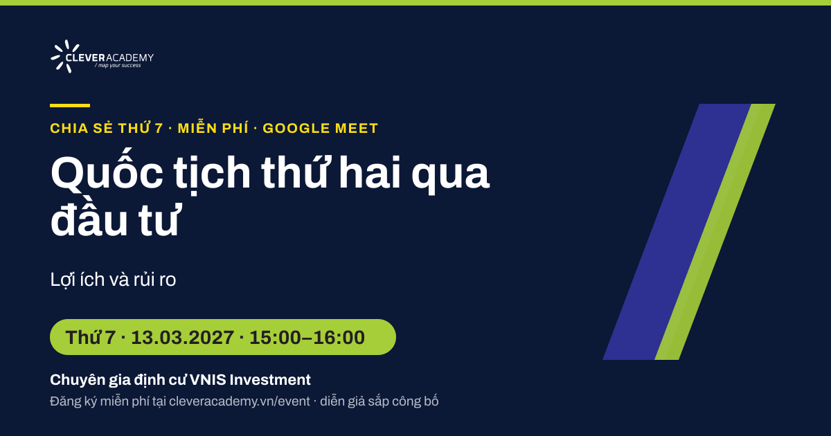 Quốc tịch thứ hai qua đầu tư: lợi ích và rủi ro