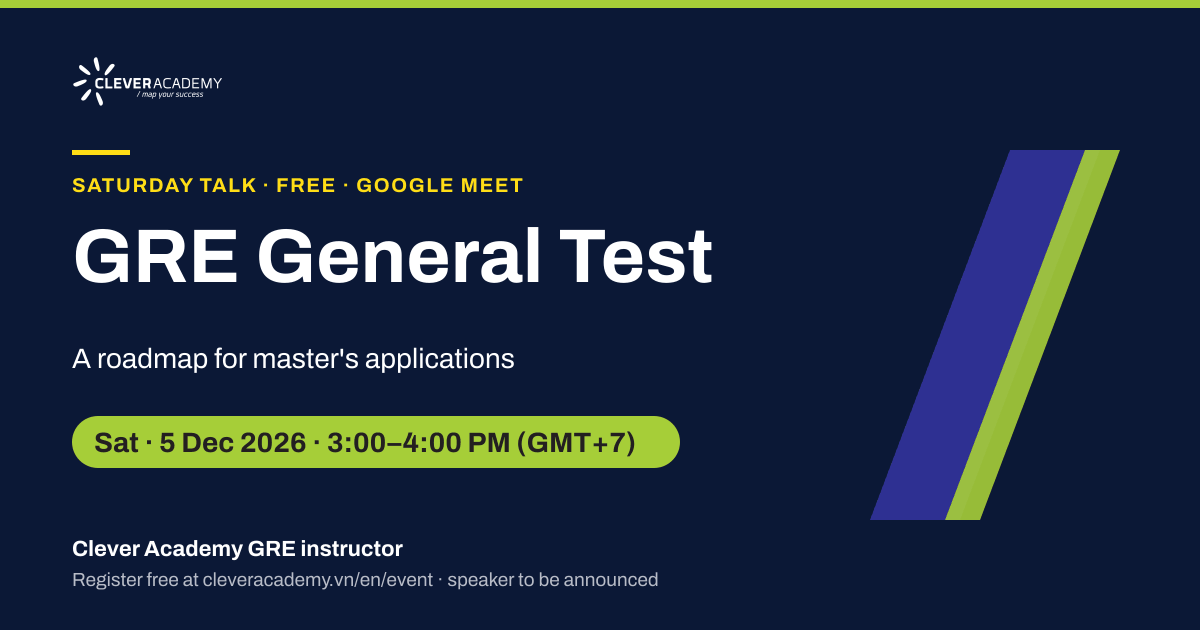 GRE General Test: a roadmap for master's applications