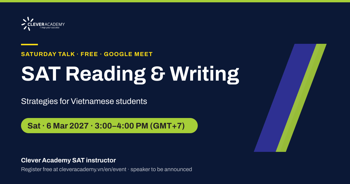 SAT Reading & Writing: strategies for Vietnamese students