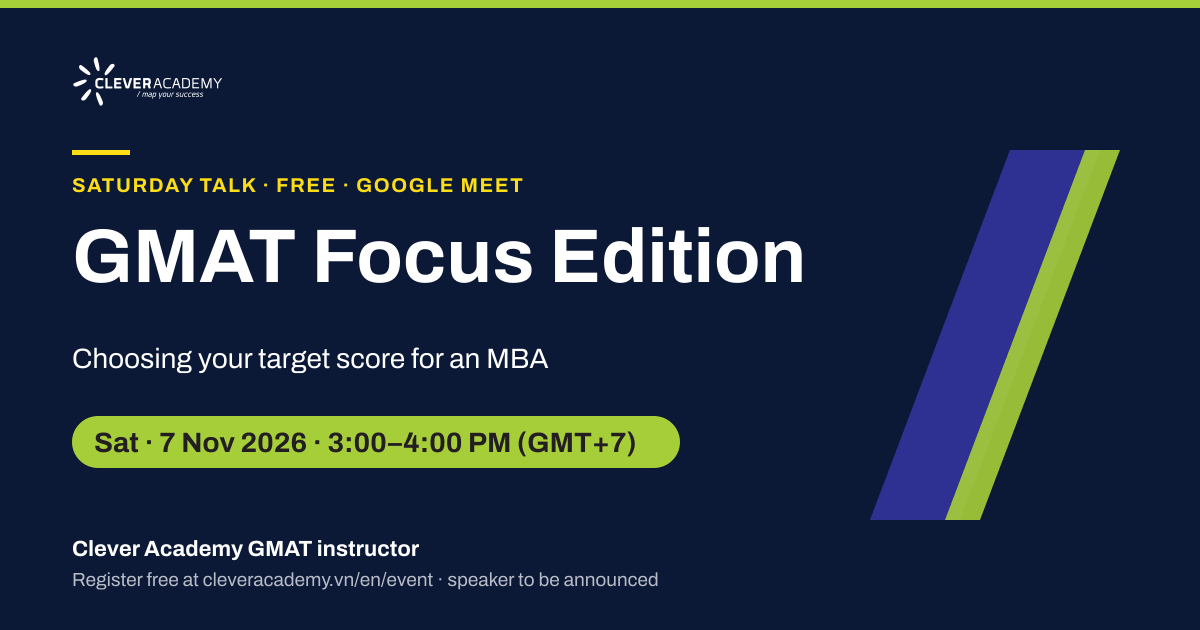 GMAT Focus Edition: choosing your target score for an MBA