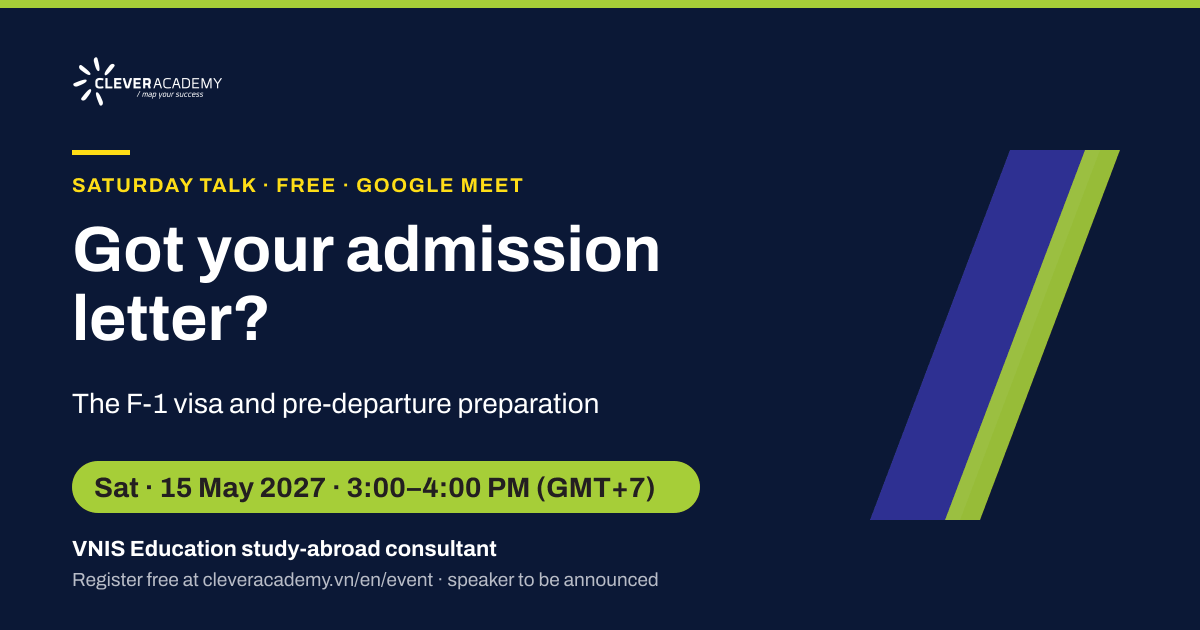 Got your admission letter? The F-1 visa and pre-departure preparation