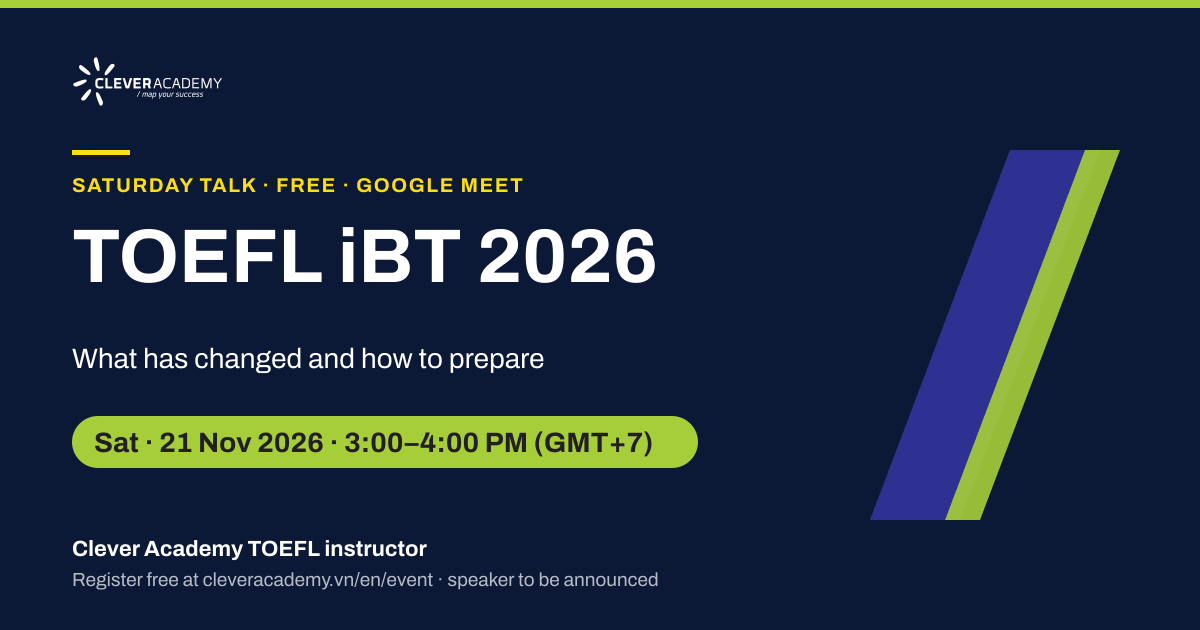 TOEFL iBT 2026: what has changed and how to prepare