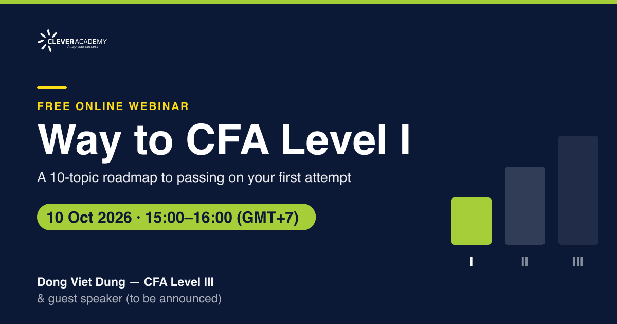 Way to CFA Level I: A 10-Topic Roadmap to Passing First Time