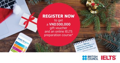 Year-end special offers for British Council IELTS test takers!