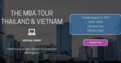 The MBA Tour 2022 (Thái Lan & Việt Nam): Cơ hội tìm hiểu thông tin các Chương trình MBA & GMAT
